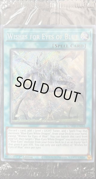 画像1: 青き眼の祈り　シークレットレア　（SDWD-EN042） (1)