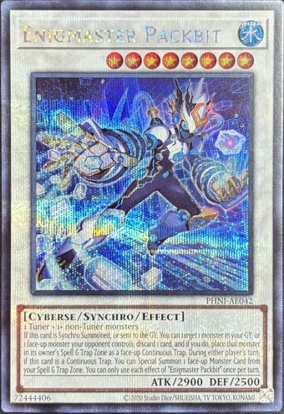 画像1: エニグマスター・パックビット シークレットレア（PHNI-AE042） (1)