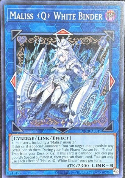 画像1: M∀LICE＜Q＞WHITE BINDER ノーマル（DBCB-AE019） (1)