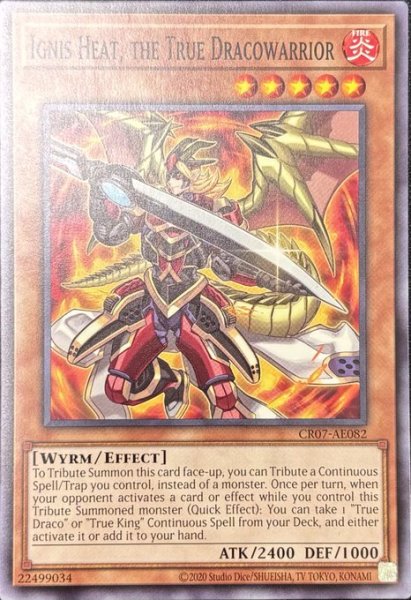 画像1: 真竜戦士イグニスH ノーマル（CR07-AE082） (1)