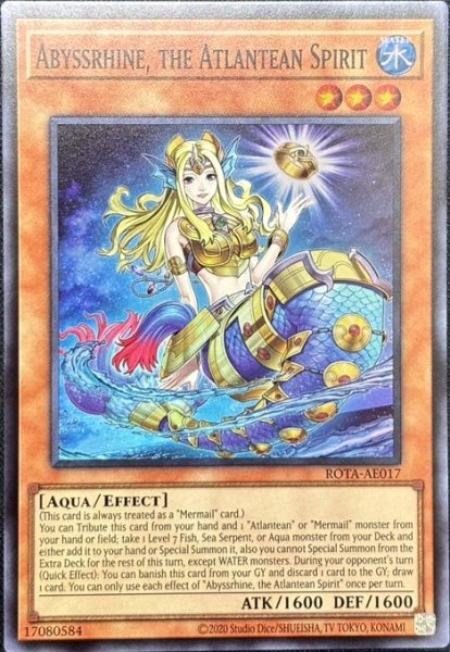 画像1: 海皇精 アビスライン スーパーレア（ROTA-AE017） (1)