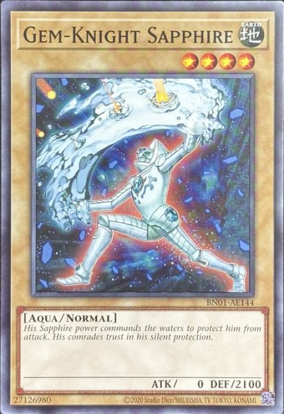 画像1: ジェムナイト・サフィア ノーマル（BN01-AE144） (1)
