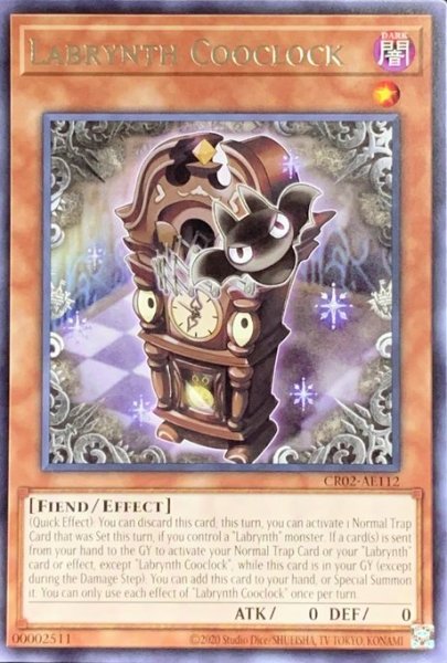 画像1: 白銀の城の狂時計 レア（CR02-AE112） (1)