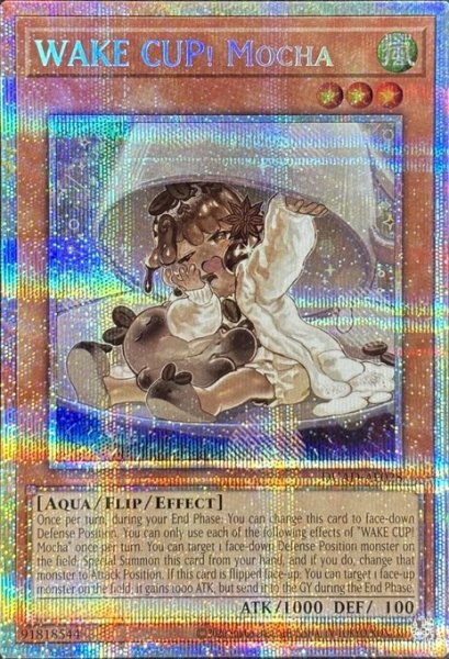 画像1: WAKE CUP！ モカ プリズマティックシークレットレア（DUAD-AE028） (1)