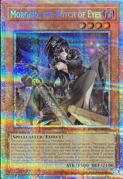 画像1: 瞳の魔女モルガナ プリズマティックシークレットレア（DUAD-AE026） (1)