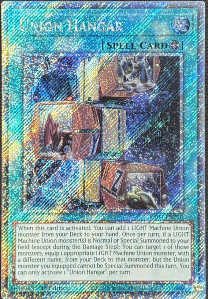 画像1: ユニオン格納庫　プラチナシークレットレア（RA04-EN270） (1)