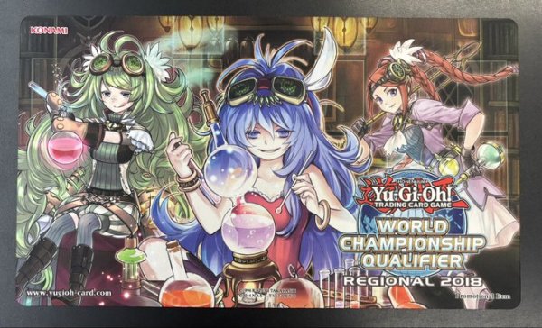画像1: WCQ ダウナード・マジシャン プレイマット (1)