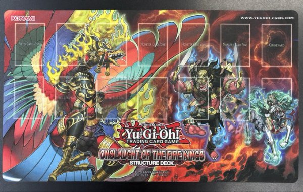 画像1: 炎王神獣 ガルドニクス & 炎王獣 バロン & 炎王獣 キリン プレイマット (1)