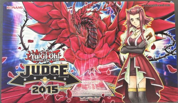 画像1: ブラック・ローズ・ドラゴン JUDGE プレイマット (1)