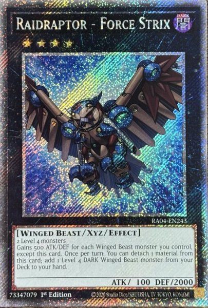 画像1: RR-フォース・ストリクス プラチナムシークレットレア(RA04-EN243) (1)