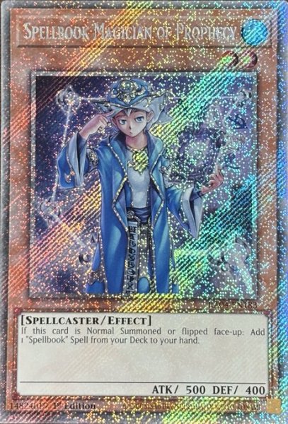 画像1: 魔導書士 バテル プラチナムシークレットレア(RA04-EN183) (1)