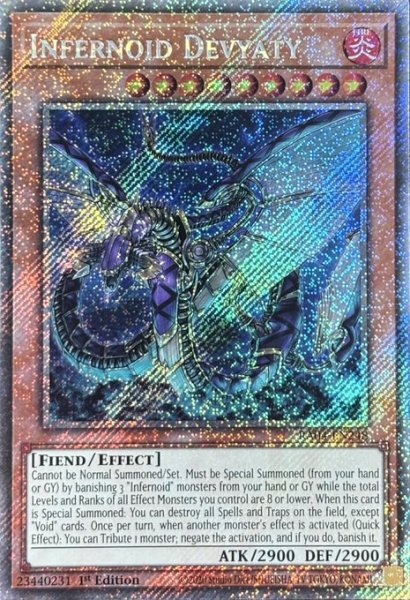 画像1: インフェルノイド・リリス プラチナムシークレットレア(RA04-EN248) (1)