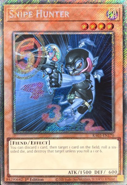 画像1: スナイプストーカー プラチナムシークレットレア(RA03-EN170) (1)