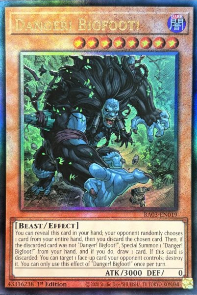 画像1: 未界域のビッグフット アルティメットレア(RA03-EN019） (1)