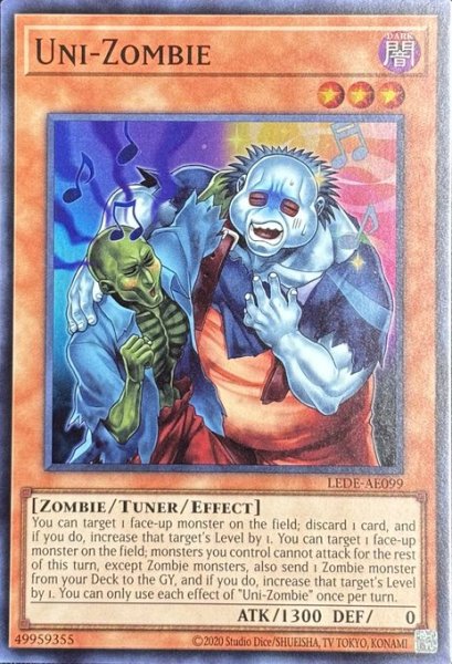 画像1: ユニゾンビ スーパーレア（LEDE-AE099） (1)