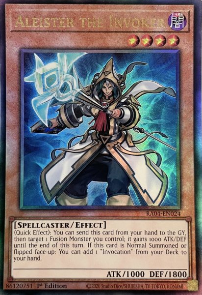 画像1: 召喚師アレイスター アルティメットレア(RA04-EN024) (1)
