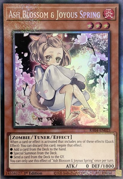 画像1: 灰流うらら コレクターズレア(RA04-EN025) (1)