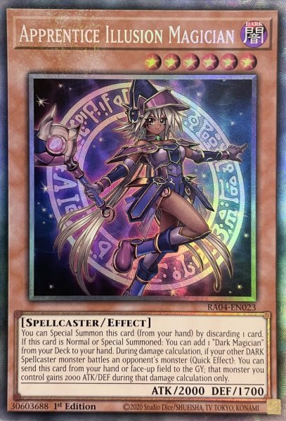 画像1: 幻想の見習い魔導師　コレクターズレア（RA04-EN023） (1)