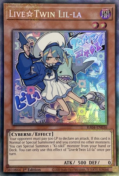 画像1: Live☆Twin リィラ コレクターズレア （RA04-EN036） (1)