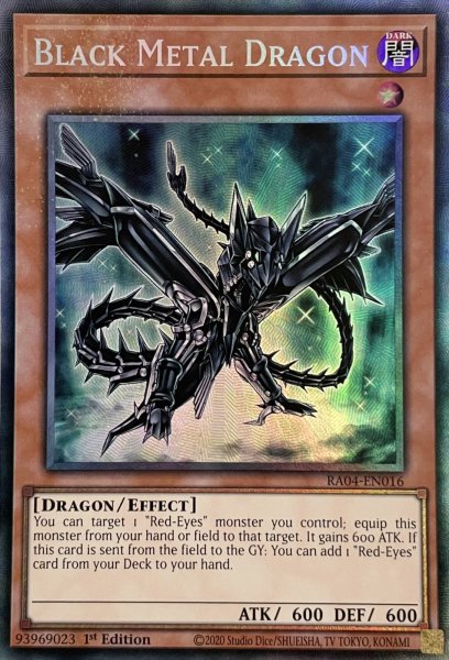 画像1: 黒鋼竜 コレクターズレア(RA04-EN016) (1)