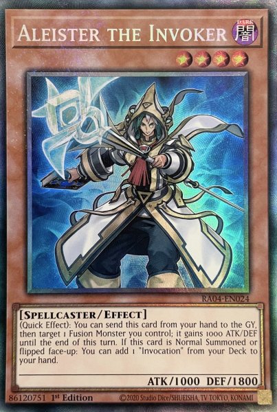 画像1: 召喚師アレイスター コレクターズレア(RA04-EN024) (1)