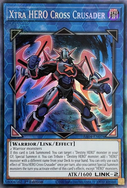 画像1: X・HERO クロスガイ コレクターズレア（RA04-EN076） (1)