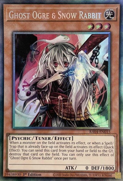 画像1: 幽鬼うさぎ コレクターズレア(RA04-EN015) (1)