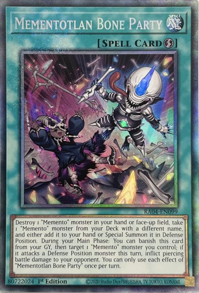 画像1: メメント・ボーン・パーティー コレクターズレア（RA04-EN099） (1)