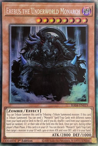 画像1: 冥帝エレボス コレクターズレア(RA04-EN019) (1)