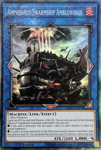 画像1: 揚陸群艦アンブロエール コレクターズレア（RA04-EN077） (1)