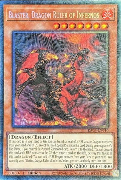 画像1: 焔征竜－ブラスター コレクターズレア(RA03-EN010） (1)