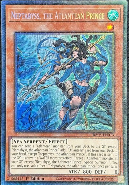 画像1: 海皇子 ネプトアビス コレクターズレア(RA03-EN013） (1)