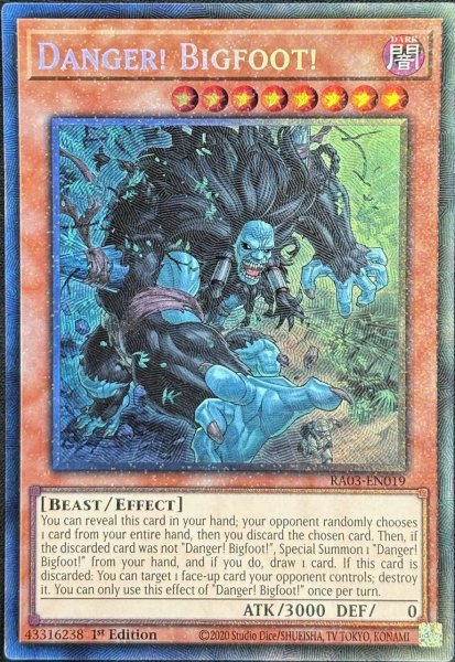 画像1: 未界域のビッグフット コレクターズレア(RA03-EN019） (1)