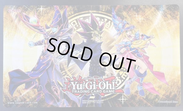 画像1: 超魔導師ブラックマジシャンズ&武藤遊戯 プレイマット (1)