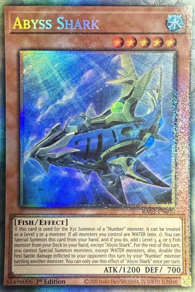 画像1: アビス・シャーク コレクターズレア(RA03-EN030） (1)