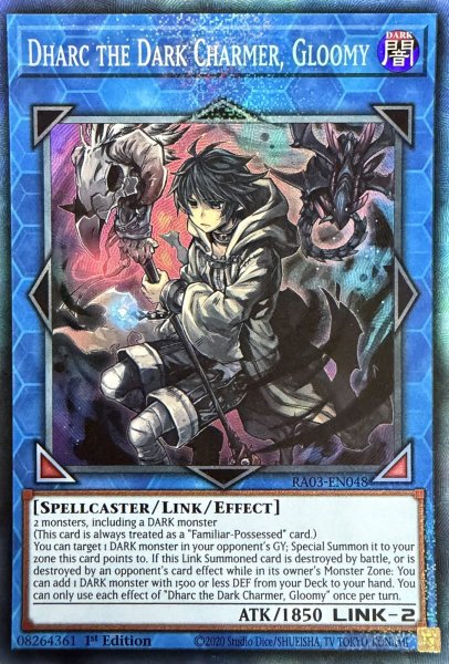 画像1: 暗影の闇霊使いダルク コレクターズレア(RA03-EN048） (1)