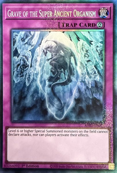 画像1: 超古代生物の墓場 コレクターズレア(RA03-EN077） (1)