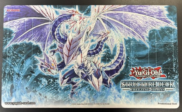 画像1: 氷結界の還零龍 トリシューラ　プレイマット (1)