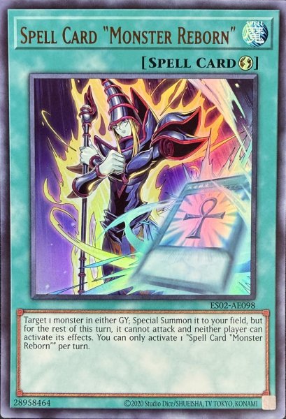 画像1: マジックカード「死者蘇生」 ウルトラレア（ES02-AE098） (1)