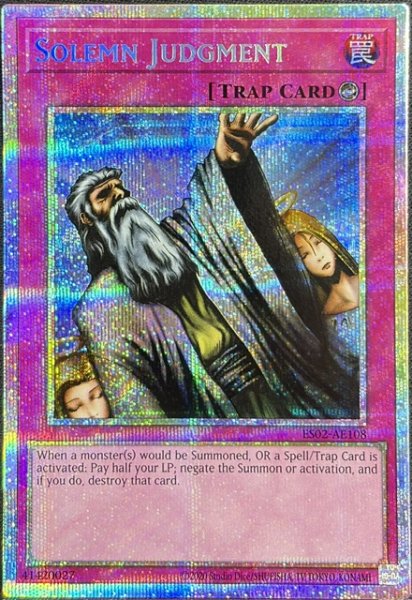 画像1: 神の宣告 プリズマティックシークレットレア（ES02-AE108） (1)