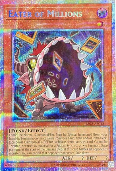 画像1: 百万喰らいのグラットン プリズマティックシークレットレア（ES02-AE013） (1)