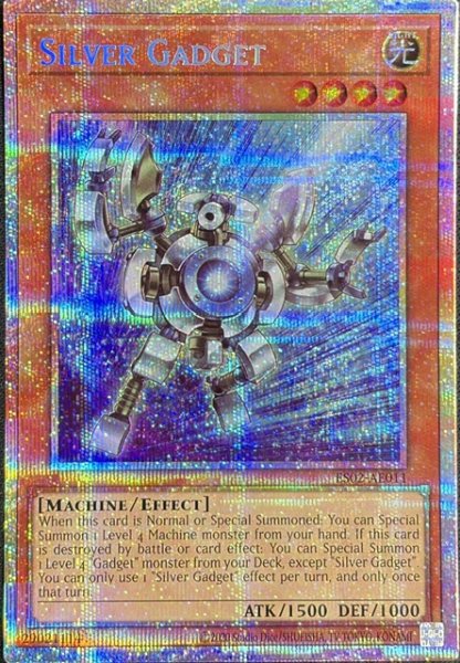 画像1: シルバー・ガジェット プリズマティックシークレットレア（ES02-AE011） (1)