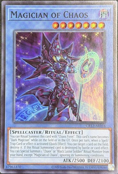 画像1: マジシャン・オブ・カオス スーパーレア（CR12-AE016） (1)
