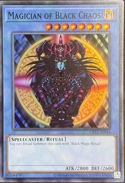 画像1: マジシャン・オブ・ブラックカオス スーパーレア（CR12-AE014） (1)