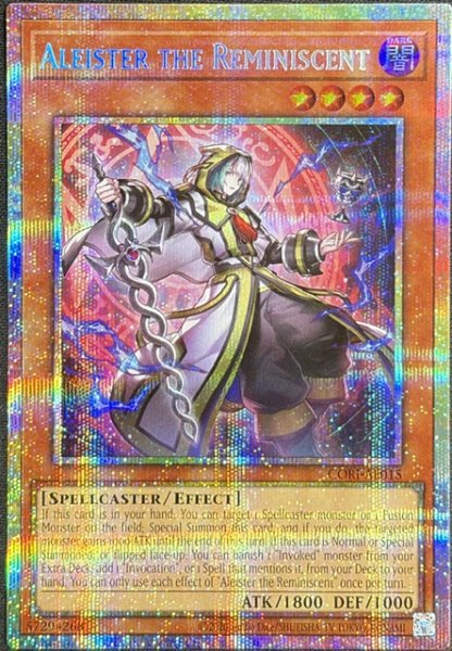 画像1: 追憶のアレイスター プリズマティックシークレットレア（CORI-AE015） (1)