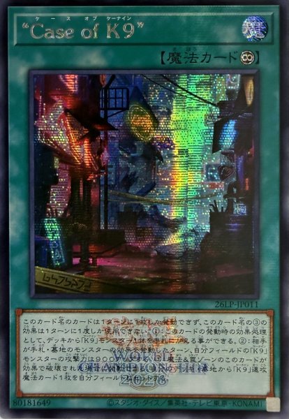 画像1: 【アジア版】”Case of K9”/シークレット(ロゴ)(26LP-JP011) (1)